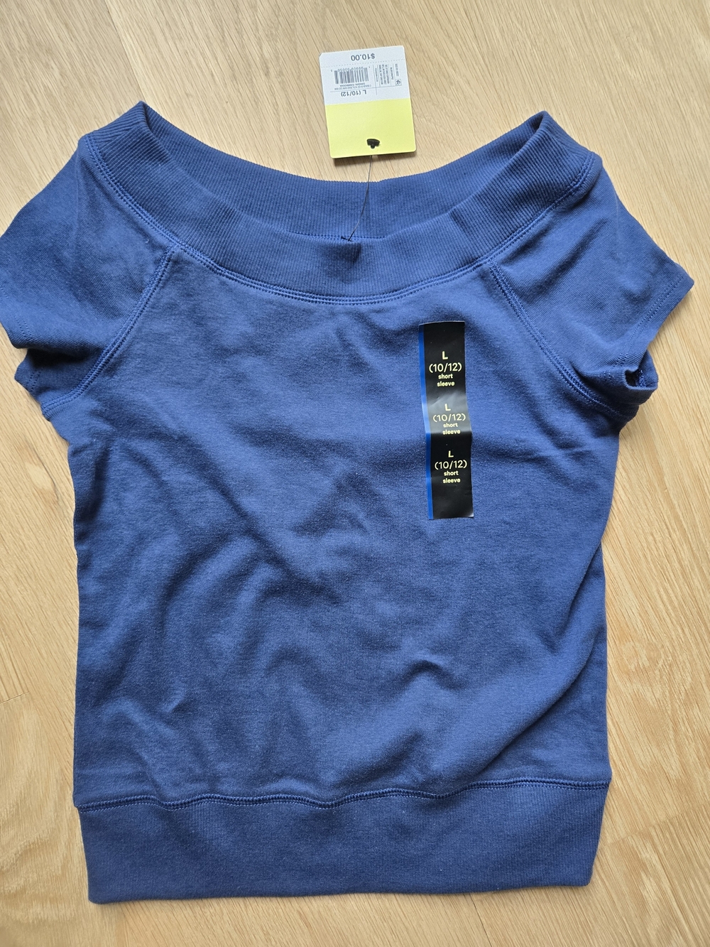 art class Short Sleeve Boatneck Tee in Royal Blue